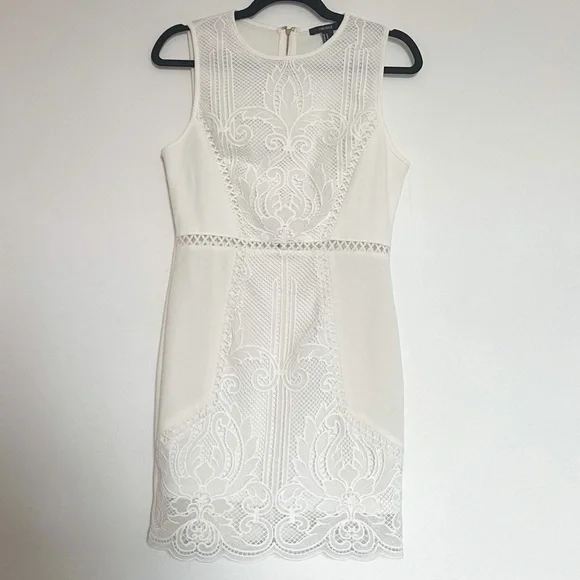 sachin and babi light blue dress Sleeveless Embroidered Babydoll Short Fancy Prom Dress main image 0